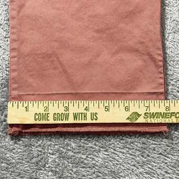 Old Navy Pixie Crop Blush Mid‎ Rise 12 Peach Amelia Rose Stretch Chino Outdoorsy - Picture 9 of 14